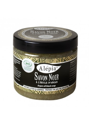 Czarne mydło (savon  noir) peelingujące z olejem arganowym 200gr