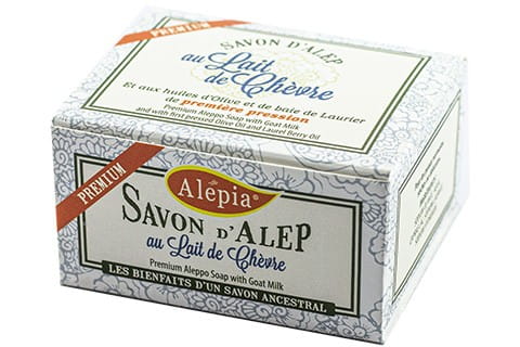 Mydło Aleppo Premium z Kozim mlekiem 125 gr