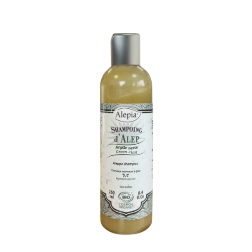 Organiczny szampon Aleppo z zieloną glinką